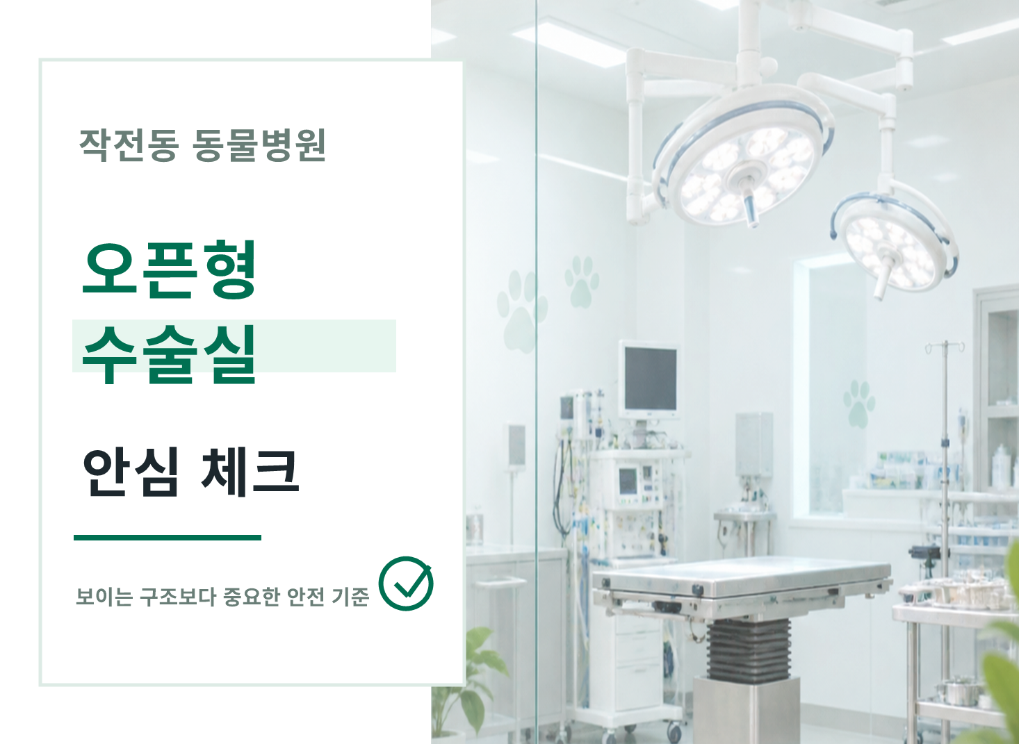 작전동 동물병원 오픈형 수술실 안심 체크 썸네일
