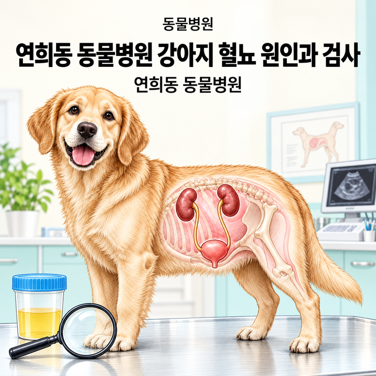 인천 연희동 동물병원 강아지 혈뇨 원인과 검사 핵심 정보 이미지